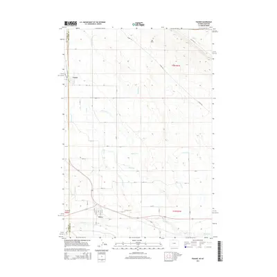 2015 Map of Frannie, 2015 Print