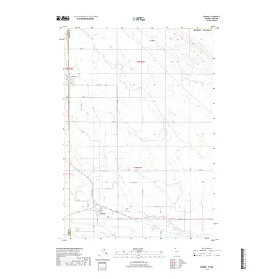 2017 Map of Frannie, 2017 Print