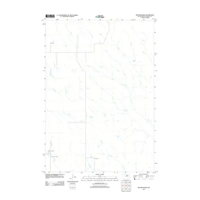 2012 Map of Fratzke Ranch, 2012 Print
