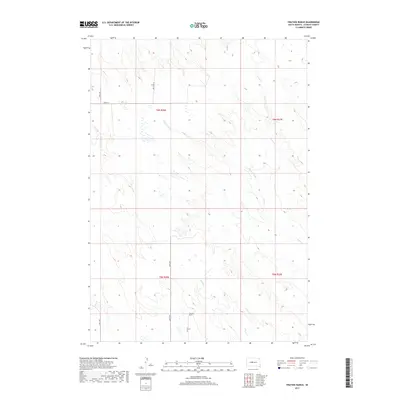 2017 Map of Fratzke Ranch, 2017 Print
