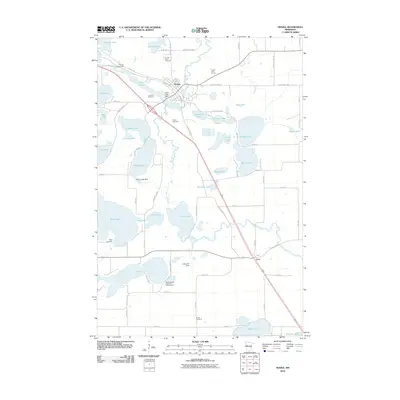 2010 Map of Frazee, 2010 Print