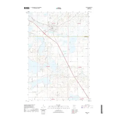 2019 Map of Frazee, 2019 Print