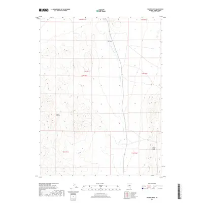 2018 Map of Frazier Creek, 2018 Print