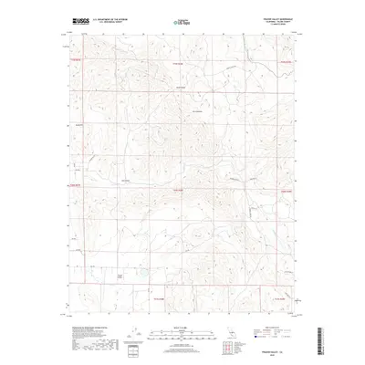 2018 Map of Frazier Valley, 2018 Print