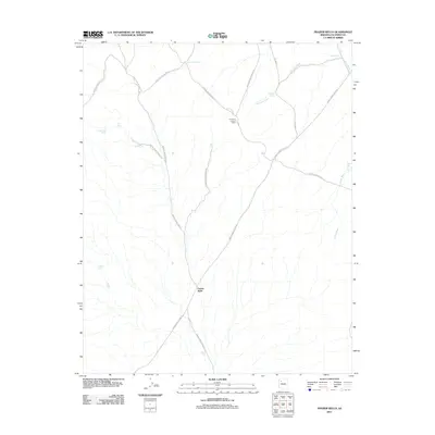 2011 Map of Frazier Wells, 2011 Print