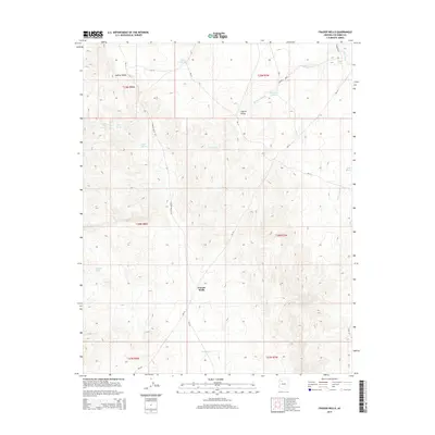 2014 Map of Frazier Wells, 2014 Print