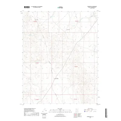 2018 Map of Frazier Wells, 2018 Print
