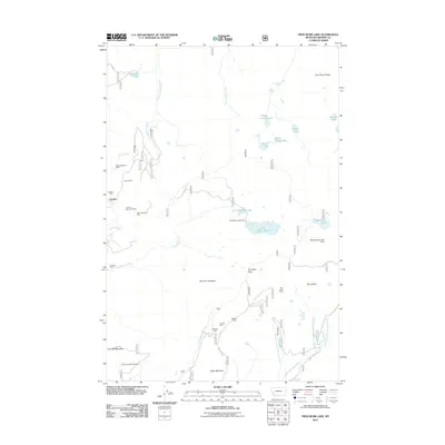 2011 Map of Fred Burr Lake, 2011 Print