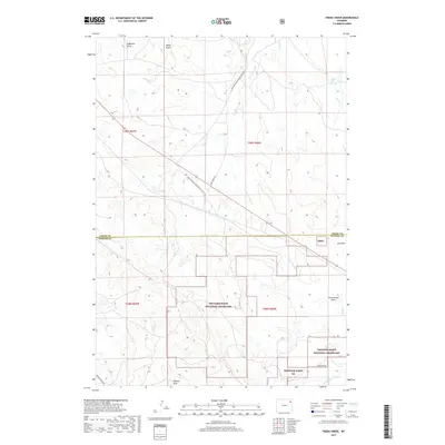 2017 Map of Freda Creek, 2017 Print