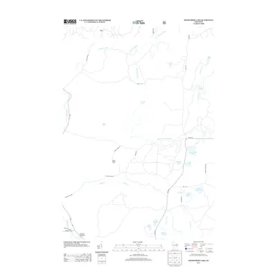 2013 Map of Fredenberg Lake, 2013 Print