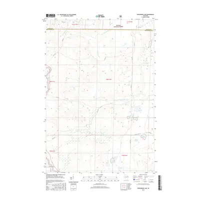 2015 Map of Fredenberg Lake, 2015 Print