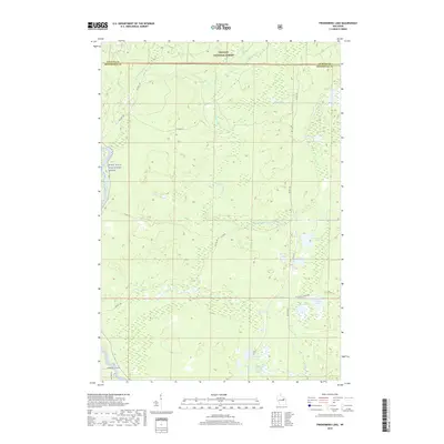 2019 Map of Fredenberg Lake, 2019 Print