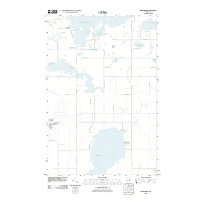 2010 Map of Fredenberg, 2010 Print