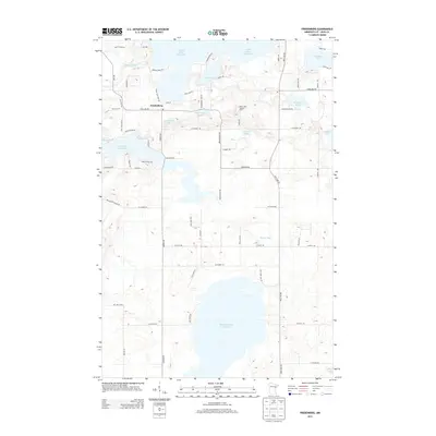 2013 Map of Fredenberg, 2013 Print