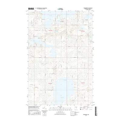 2016 Map of Fredenberg, 2016 Print