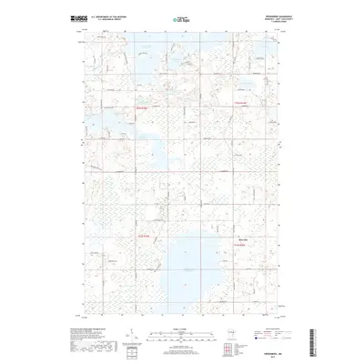 2019 Map of Fredenberg, 2019 Print