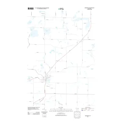 2013 Map of Frederic, 2013 Print