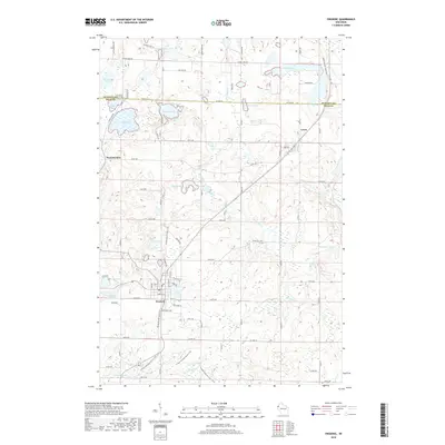 2018 Map of Frederic, 2018 Print
