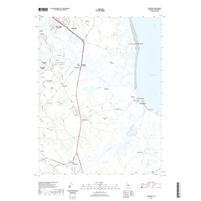 2019 Map of Frederica, 2019 Print