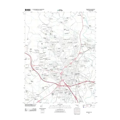 2011 Map of Frederick, 2011 Print