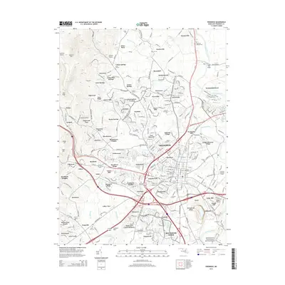 2014 Map of Frederick, 2014 Print