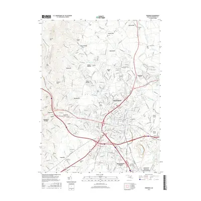 2016 Map of Frederick, 2016 Print