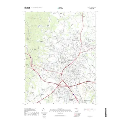 2019 Map of Frederick, 2019 Print