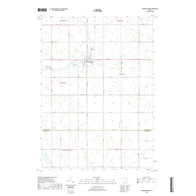 2018 Map of Fredericksburg, 2018 Print