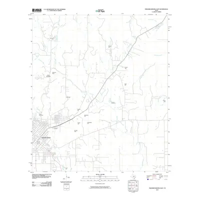 2010 Map of Fredericksburg East, 2010 Print