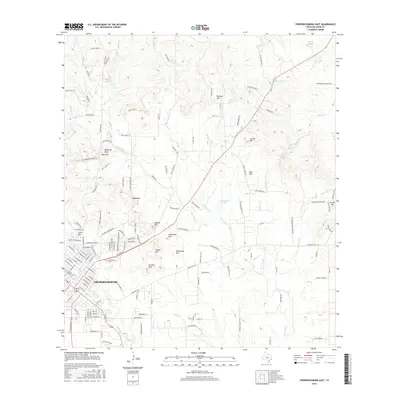 2016 Map of Fredericksburg East, 2016 Print