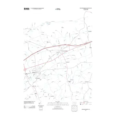 2013 Map of Fredericksburg, 2013 Print