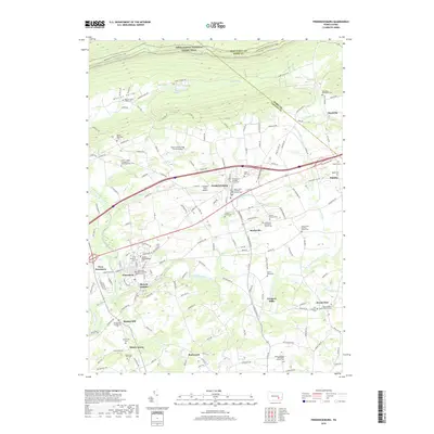 2019 Map of Fredericksburg, 2019 Print