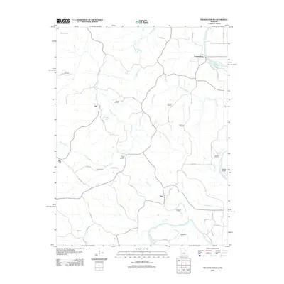 2012 Map of Fredericksburg, 2012 Print