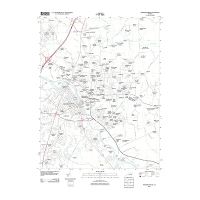 2010 Map of Fredericksburg, 2010 Print