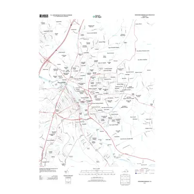 2013 Map of Fredericksburg, 2013 Print