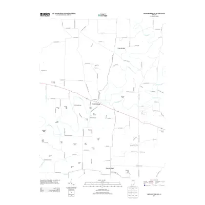 2013 Map of Fredericksburg, 2013 Print