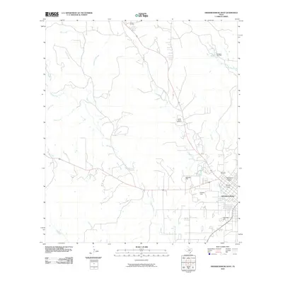 2010 Map of Fredericksburg West, 2010 Print