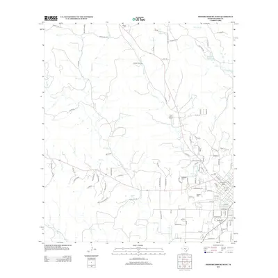 2012 Map of Fredericksburg West, 2012 Print