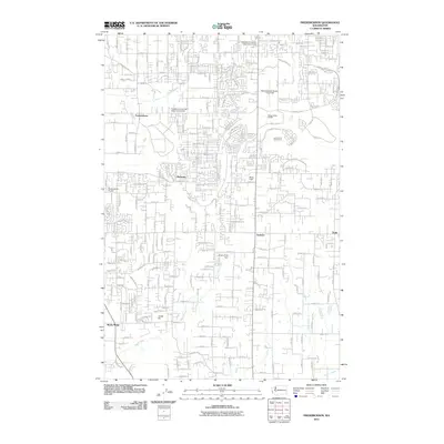 2011 Map of Frederickson, 2011 Print
