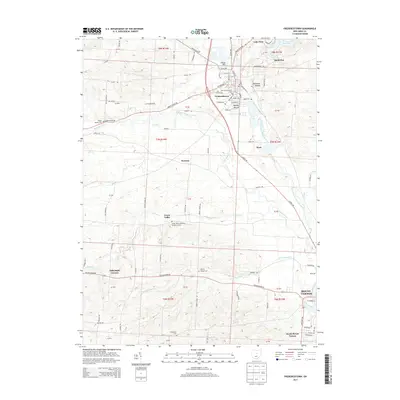 2013 Map of Fredericktown, 2013 Print