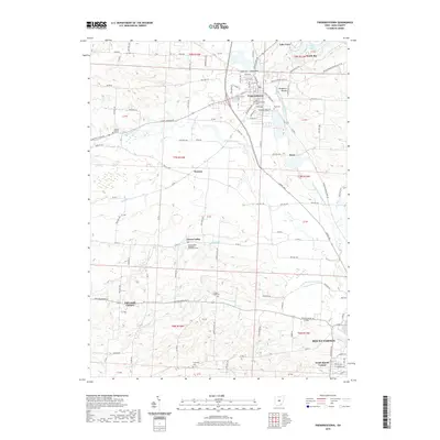 2019 Map of Fredericktown, 2019 Print