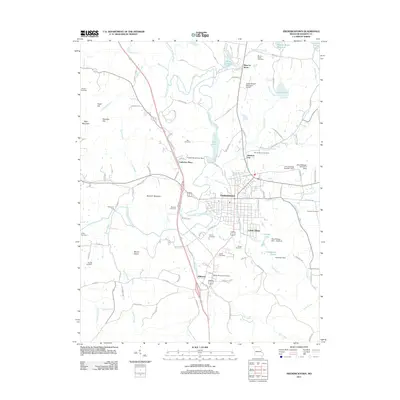 2011 Map of Fredericktown, 2011 Print