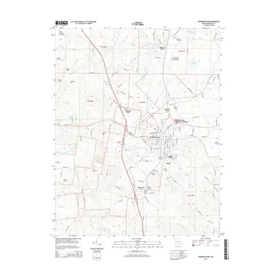 2015 Map of Fredericktown, 2015 Print