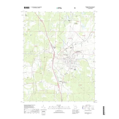 2017 Map of Fredericktown, 2017 Print
