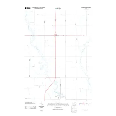 2013 Map of Frederika, 2013 Print