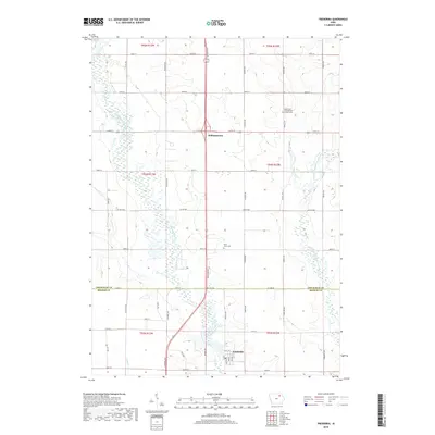 2018 Map of Frederika, 2018 Print