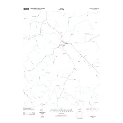 2013 Map of Fredonia, 2013 Print