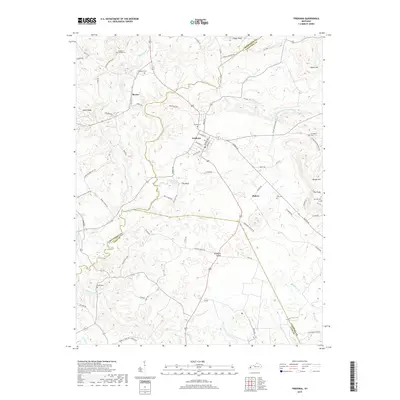 2019 Map of Fredonia, 2019 Print