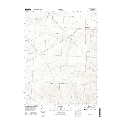 2013 Map of Fredonia, 2013 Print