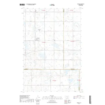 2018 Map of Fredonia, 2018 Print